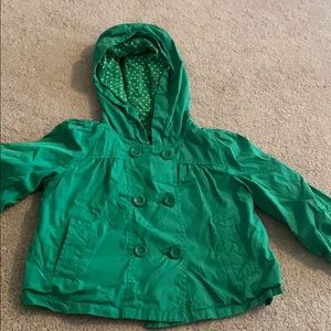 Toddler rain jacket